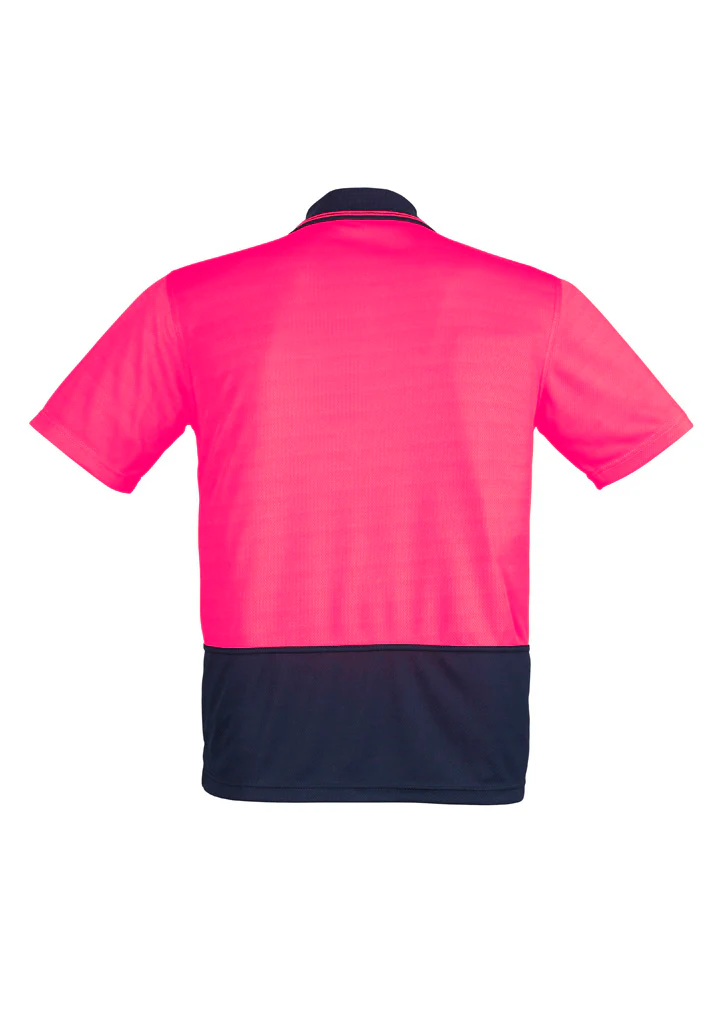 Syzmik Zh231 - Unisex Hi Vis Basic Spliced Polo - Short Sleeve - Image 6