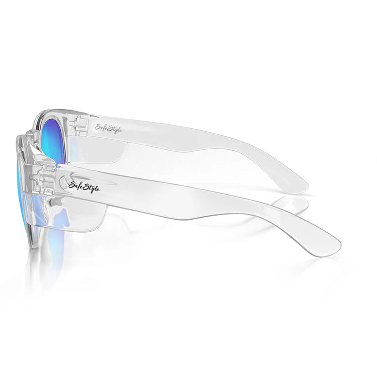 Cruisers Clear Frame/Mirror Blue Polarised UV400 - Image 3