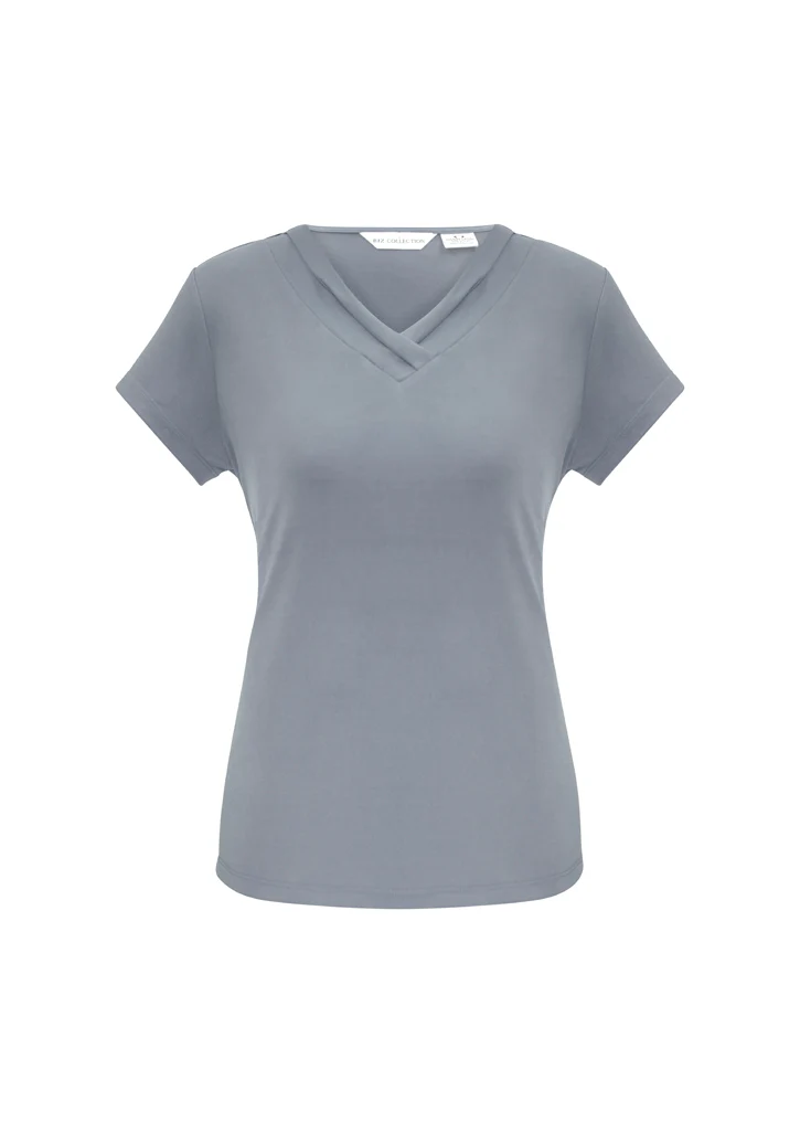 Lana Ladies V-Neck Short Sleeve Top - Image 10