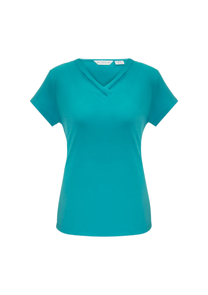 Lana Ladies V-Neck Short Sleeve Top - Image 12