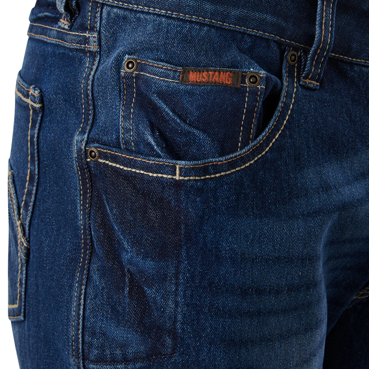 Mens Mustang Signature Jeans - Image 4