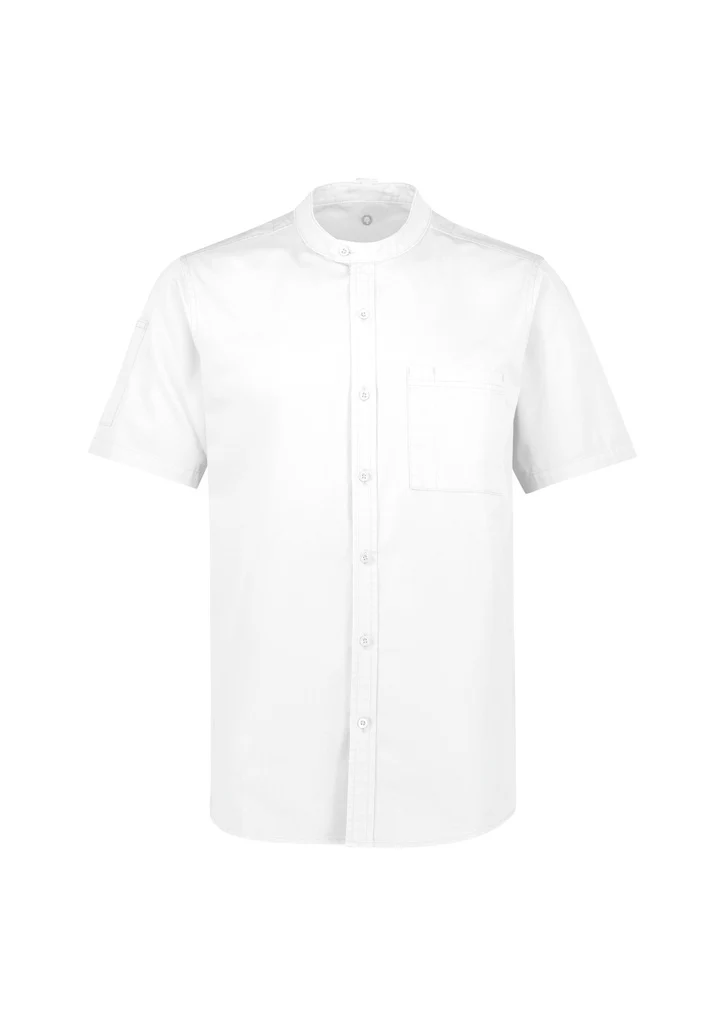 Mens Salsa Short Sleeve Chef Jacket - Image 4