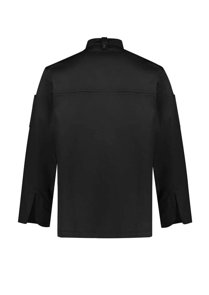 Mens Zest Long Sleeve Chef Jacket - Image 3