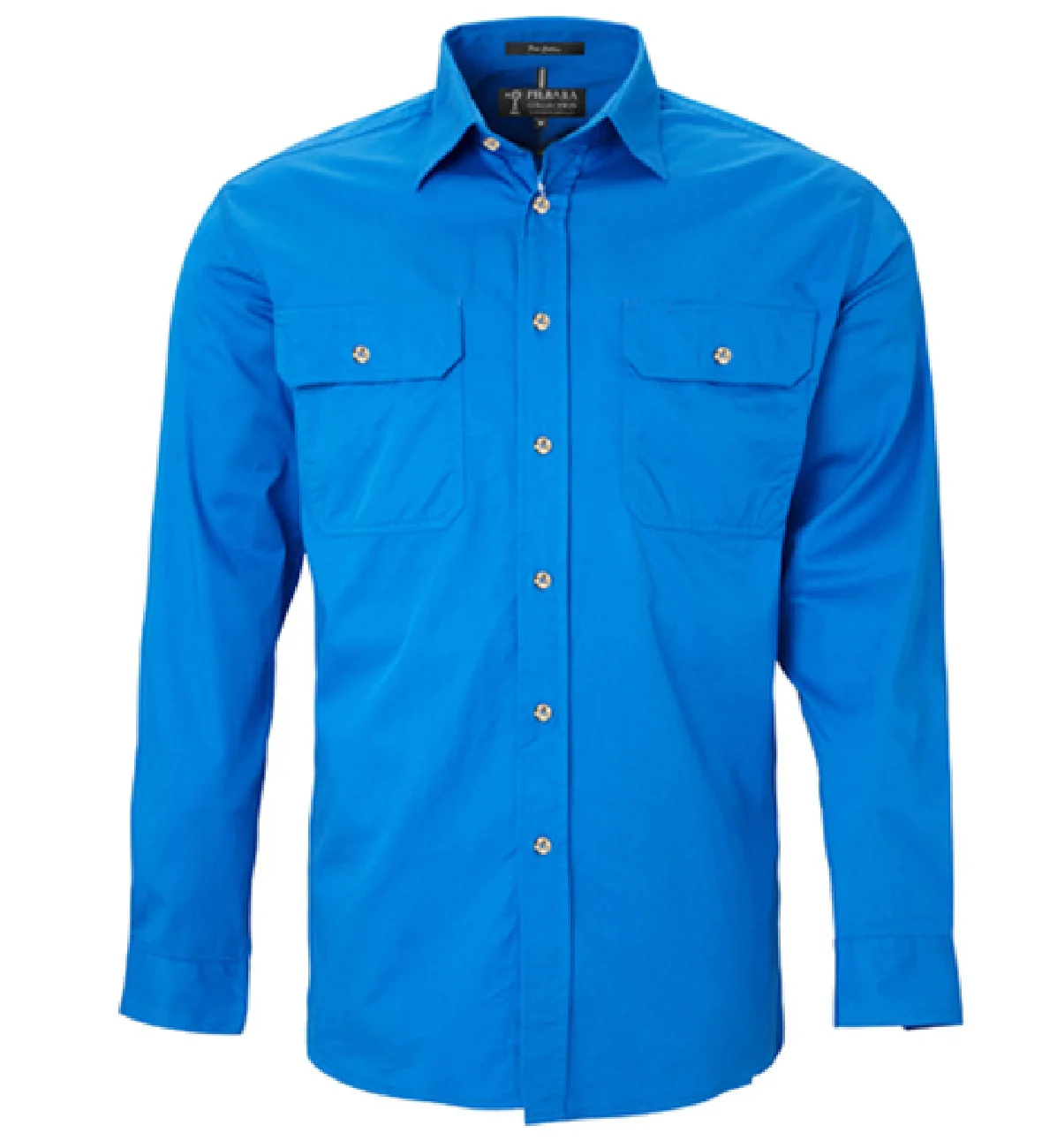 Pilbara Shirt Mens Open Front Long Sleeve Shirt - Image 12