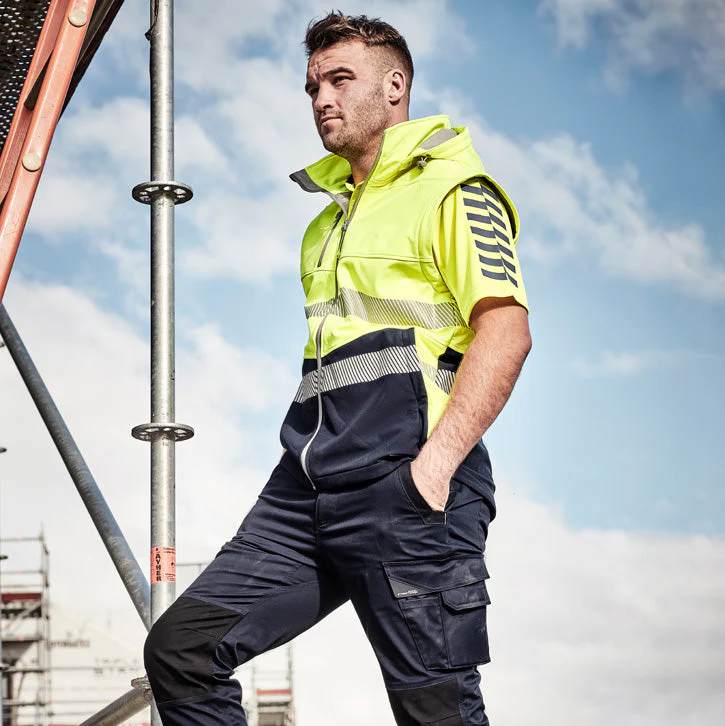 Syzmik Unisex Streetworx Stretch Softshell Taped - Image 8