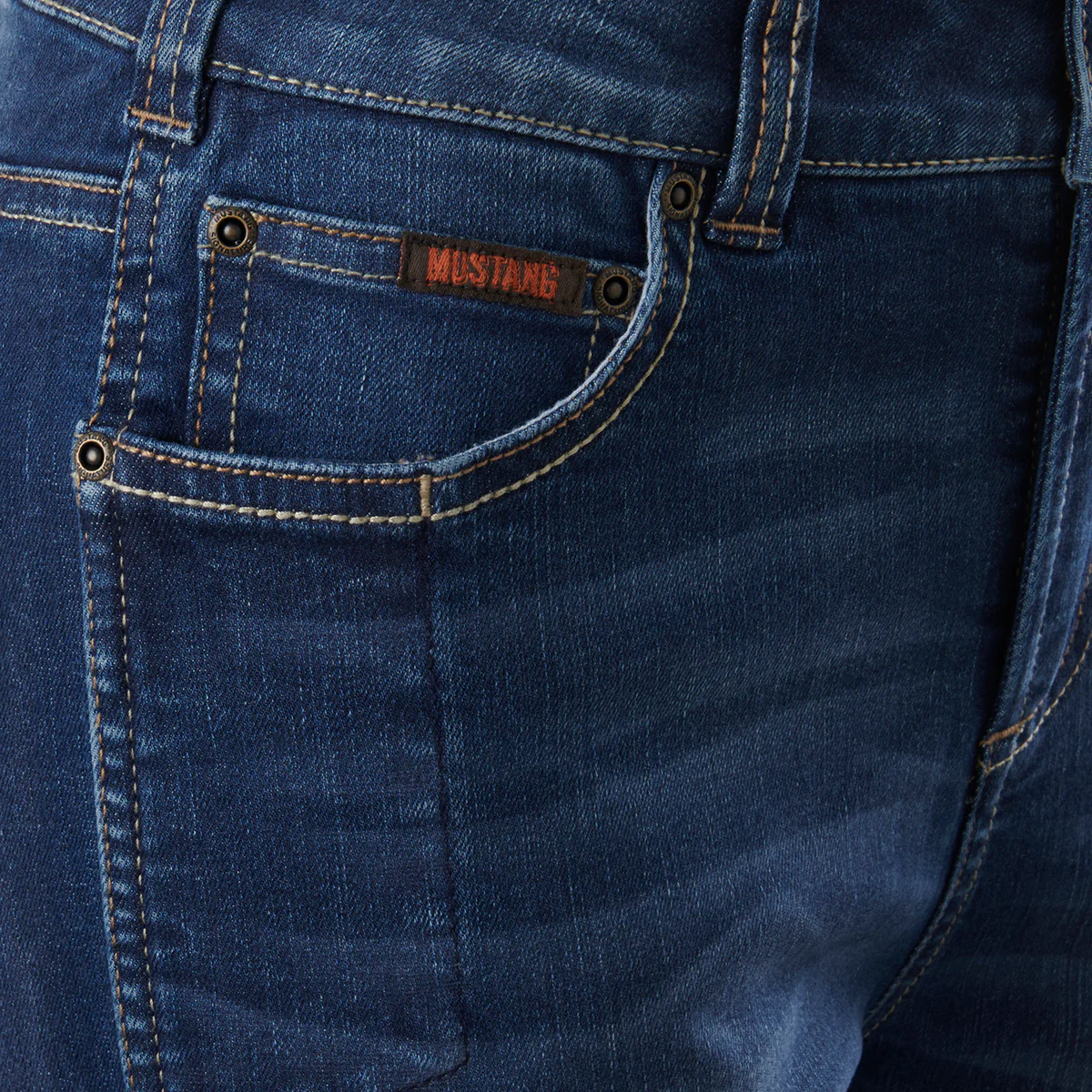 Womens Mustang Signature Bootcut Jeans - Image 4